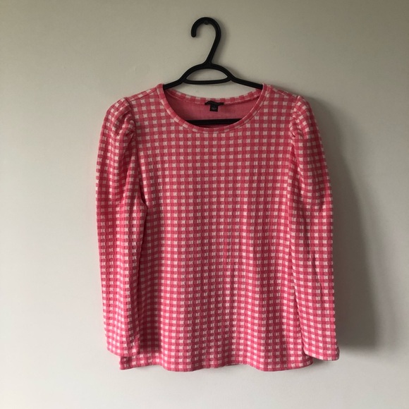 Ann Taylor Factory Plaid Long Sleeve - Picture 2 of 7